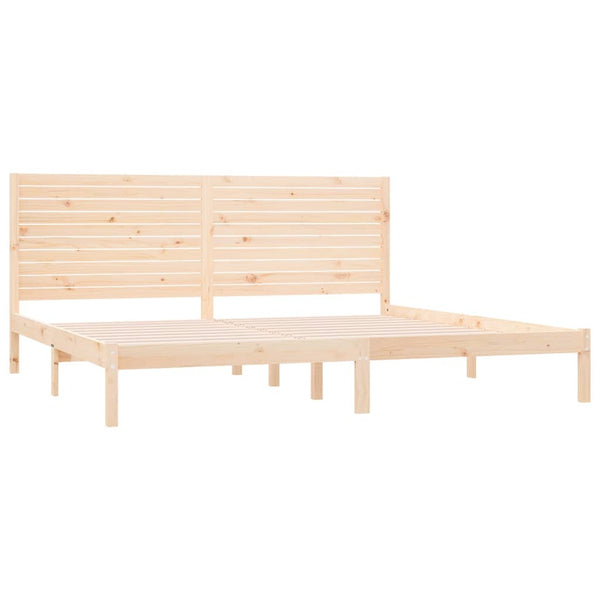 vidaXL Lit en bois massif 180 x 200 cm