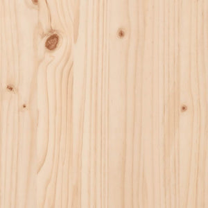 vidaXL Lit en bois massif 90x200 cm