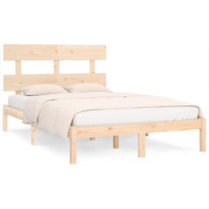 vidaXL Lit en bois massif 180 x 200 cm