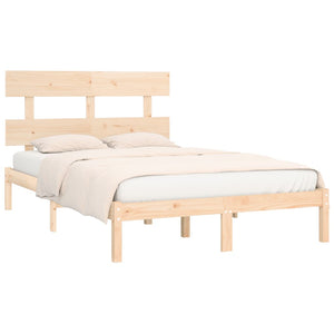 vidaXL Lit en bois massif 180 x 200 cm