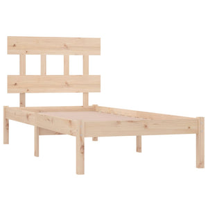 vidaXL Solid Wood Bed 90x190 cm