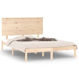 Massivholzbett ohne Matratze 140x190 cm Kiefernholz