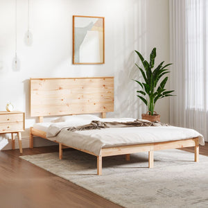 Massivholzbett ohne Matratze 140x190 cm Kiefernholz