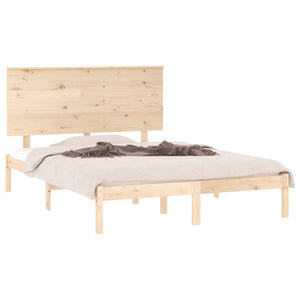 Massivholzbett ohne Matratze 140x200 cm Kiefernholz