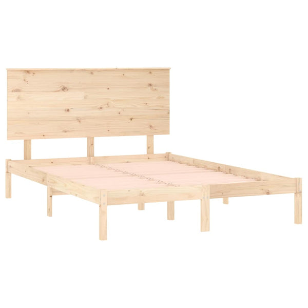 Massivholzbett ohne Matratze 140x200 cm Kiefernholz