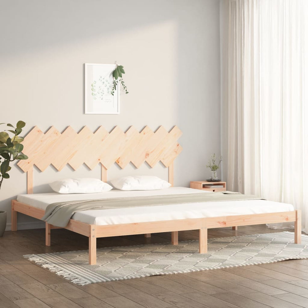 vidaXL Solid Wood Bed 200x200 cm