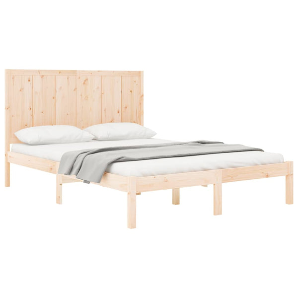 Massivholzbett ohne Matratze 140x190 cm Kiefernholz