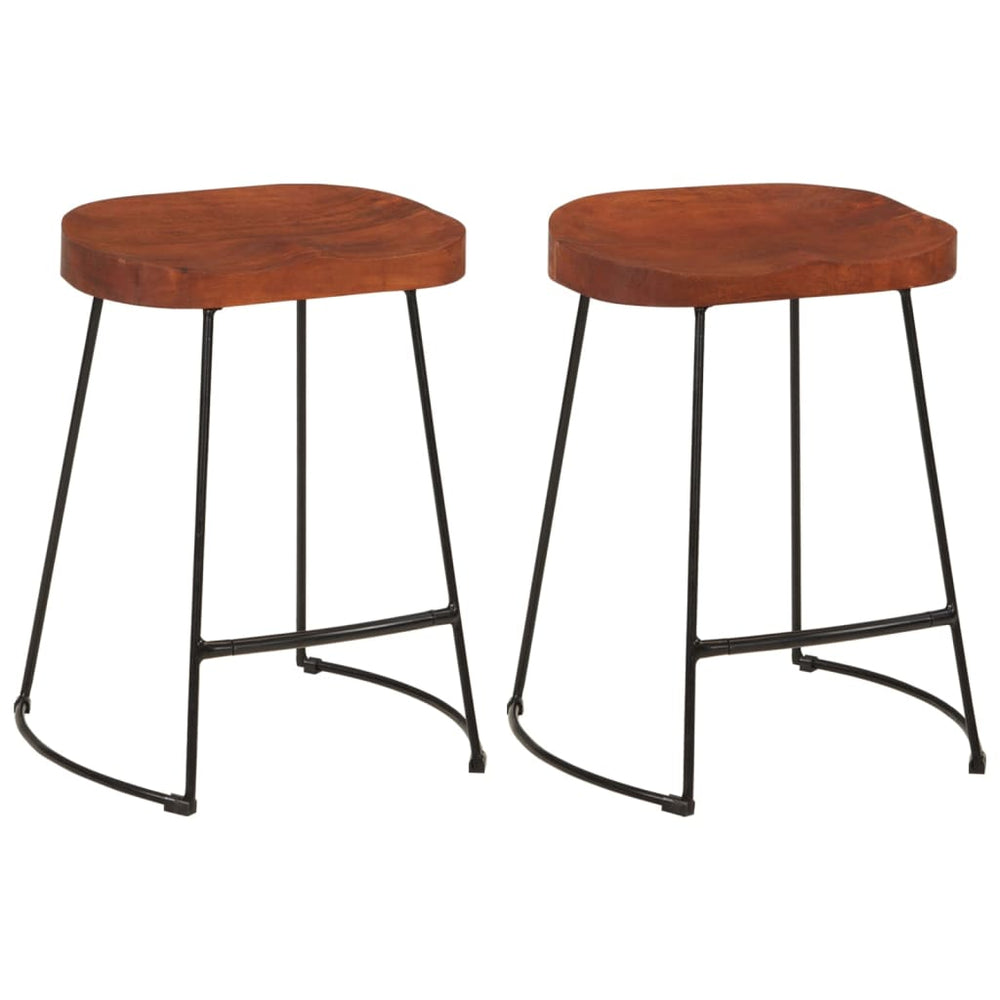 Gavin Barhocker 2er-Set Mango Massivholz