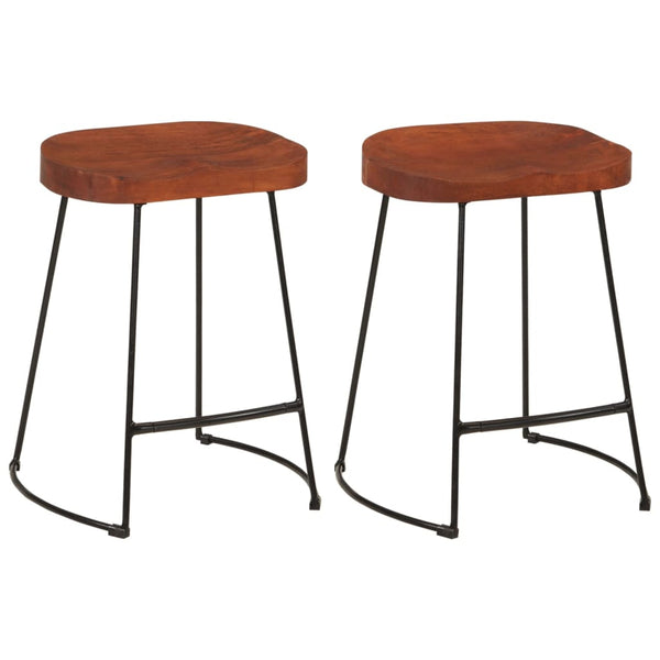 Gavin Barhocker 2er-Set Mango Massivholz