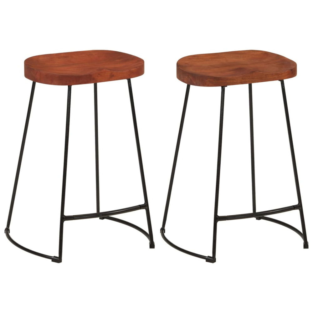 Gavin Barhocker 2er Set Mango Massivholz