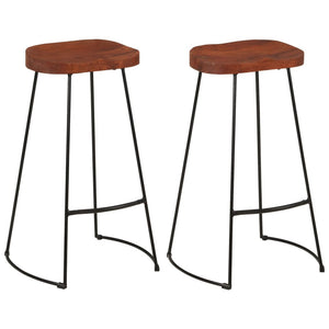 Gavin Barhocker 2er Set Mango Massivholz
