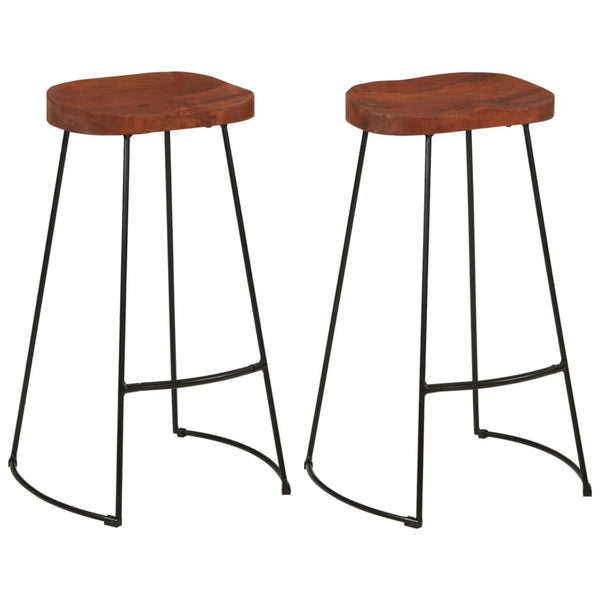 Gavin Barhocker 2er Set Mango Massivholz