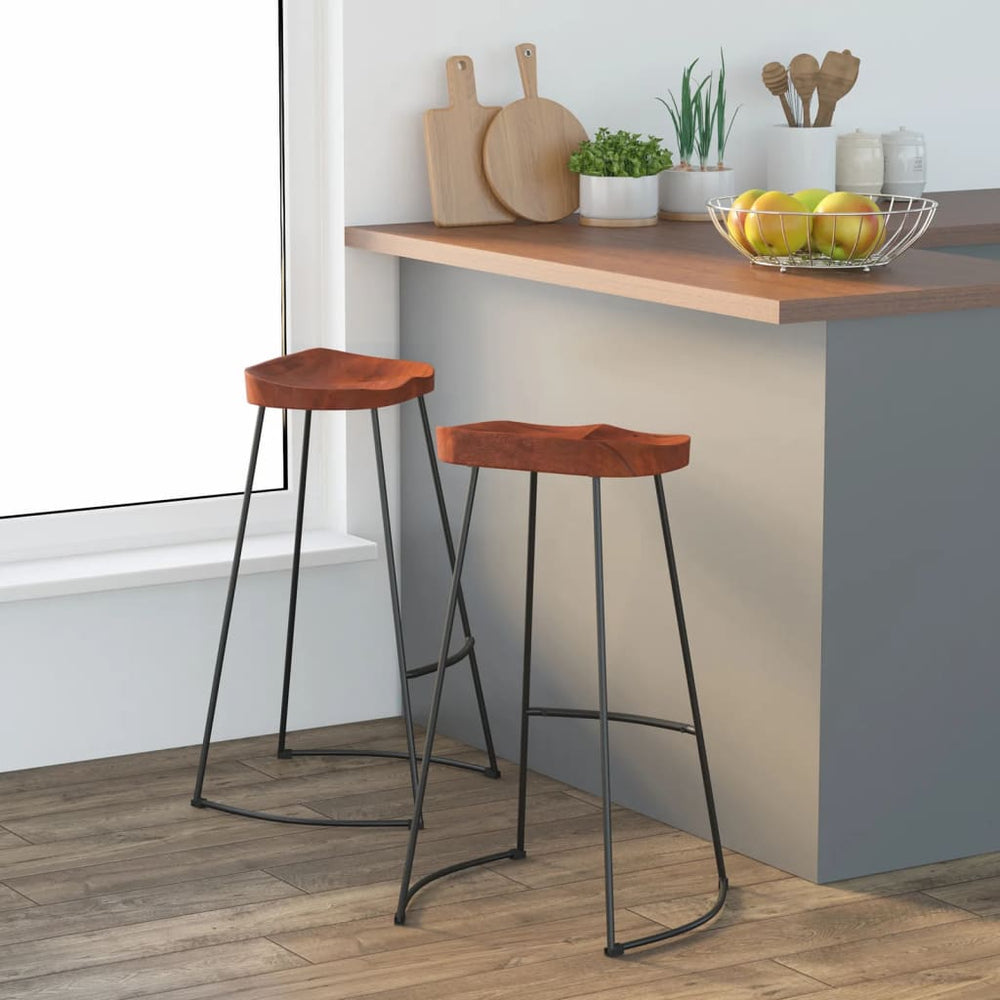 Gavin Barhocker 2er Set Mango Massivholz