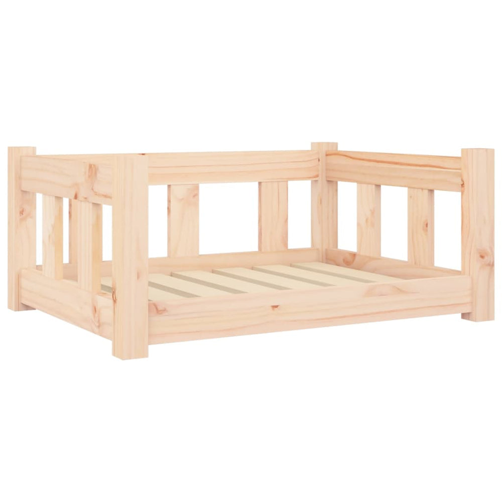 Hundebett Kiefer Massivholz 65,5x50,5 cm