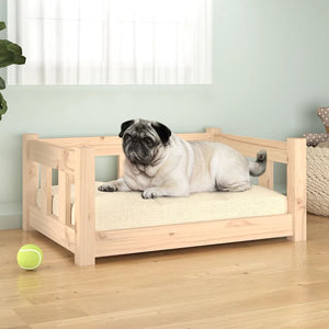 Hundebett Kiefer Massivholz 65,5x50,5 cm