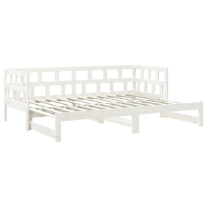 Ausziehbares Tagesbett Kiefer Massivholz 90x200 cm