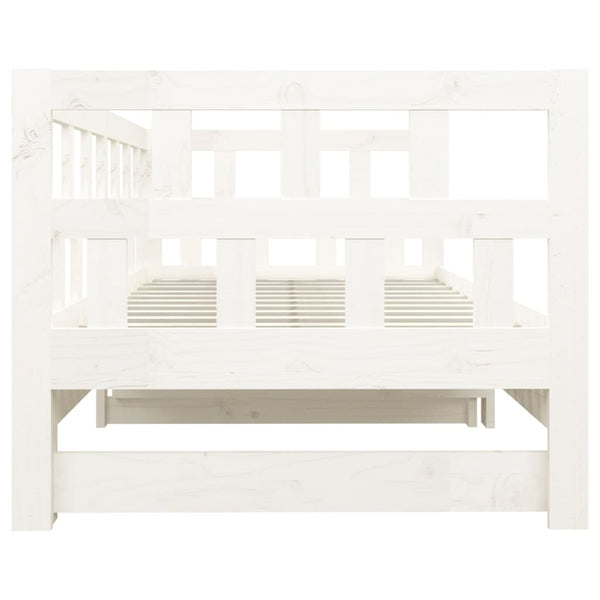 Ausziehbares Tagesbett Kiefer Massivholz 80x200 cm