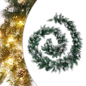 LED Weihnachtsgirlande Grün 5,2m