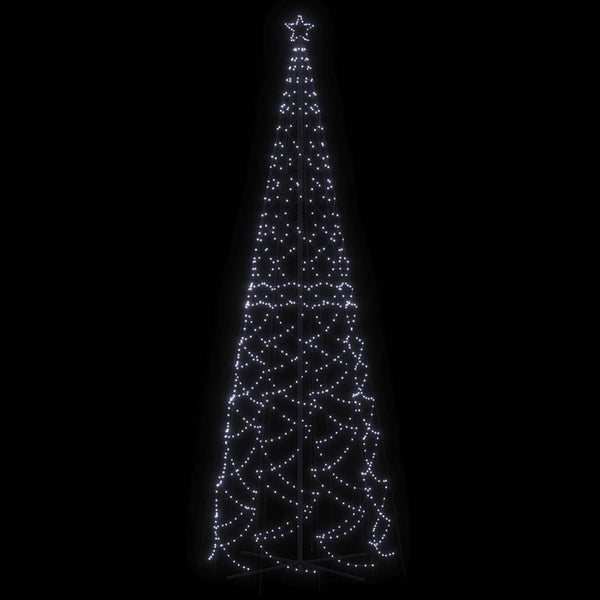 LED Weihnachtsbaum Kegel Kaltweiß 500cm
