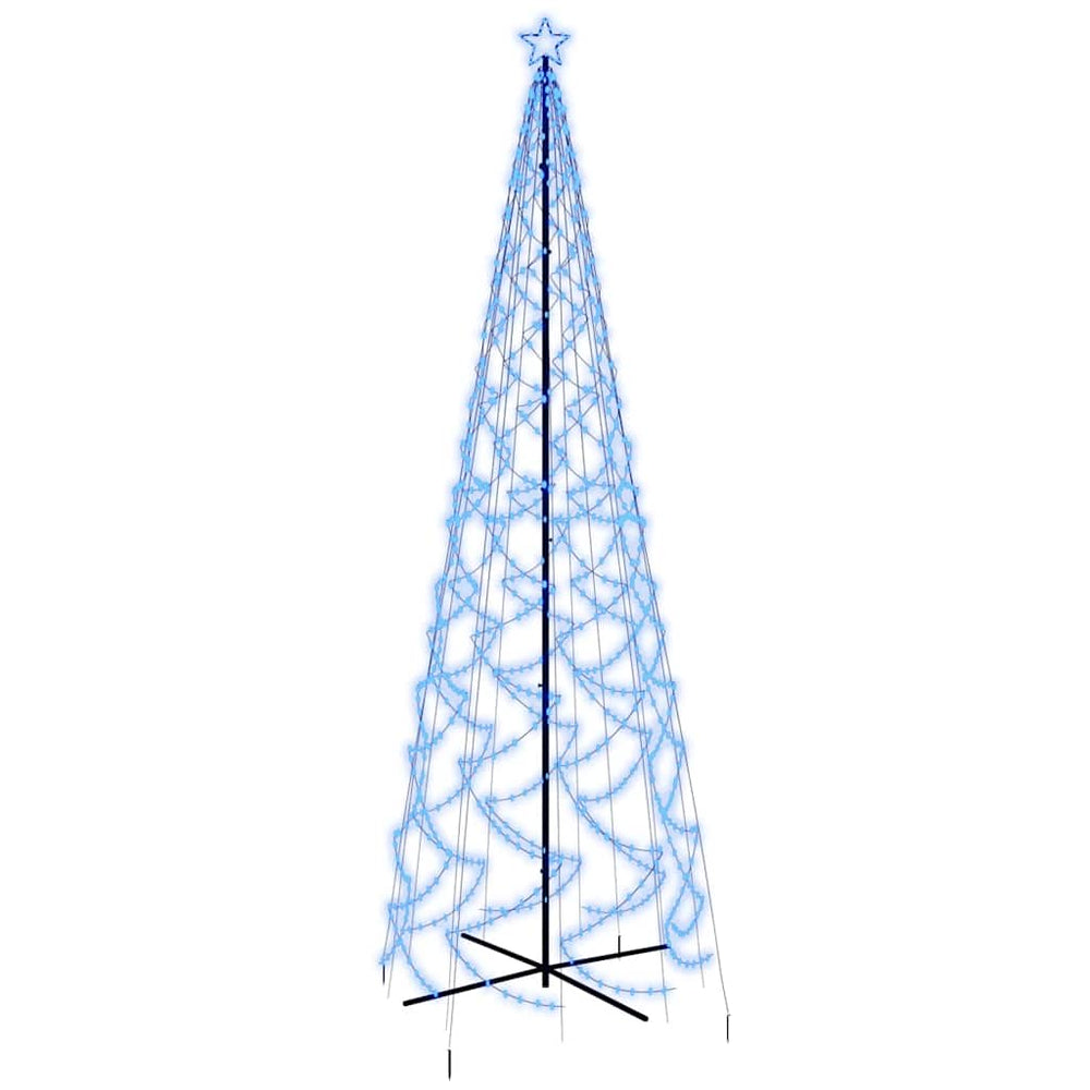 LED Weihnachtsbaum Kegel Blau 500cm