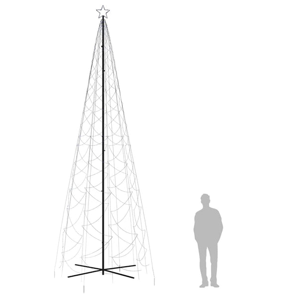 LED Weihnachtsbaum Kegel Blau 500cm