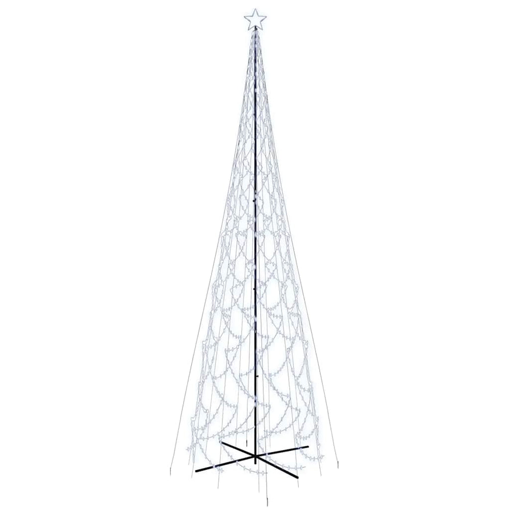 LED Weihnachtsbaum Kegel Kaltweiß 230x800cm