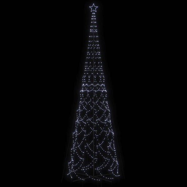LED Weihnachtsbaum Kegel Kaltweiß 230x800cm