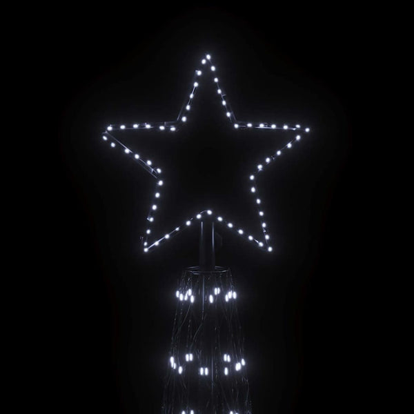 LED Weihnachtsbaum Kegel Kaltweiß 230x800cm