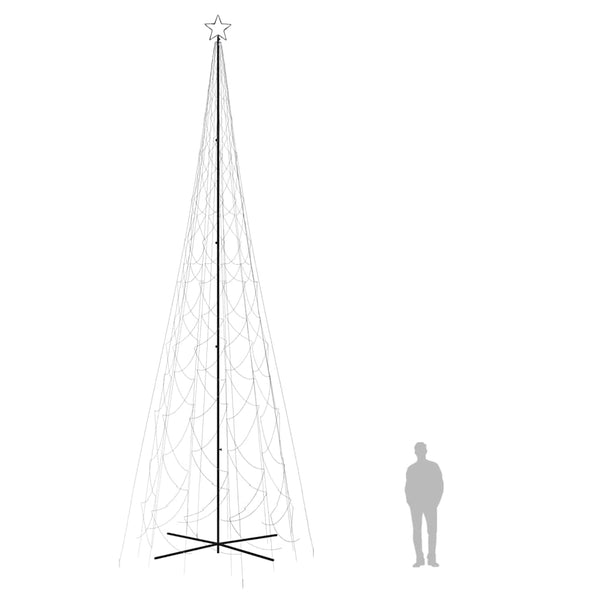 LED Weihnachtsbaum Kegel Kaltweiß 230x800cm