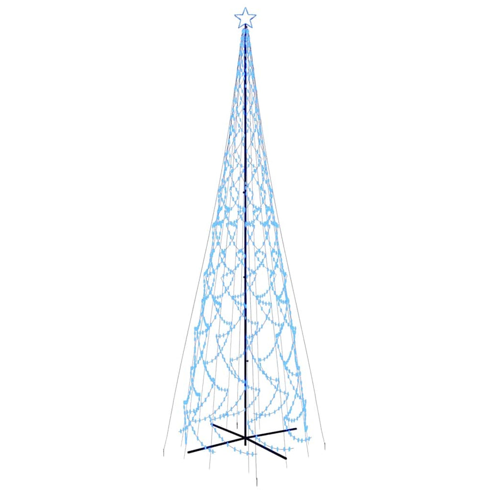 LED Weihnachtsbaum Kegel Blau 230x800cm