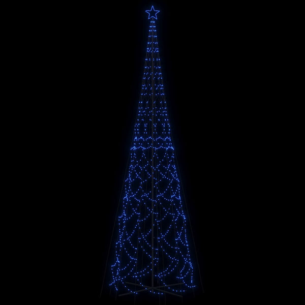 LED Weihnachtsbaum Kegel Blau 230x800cm
