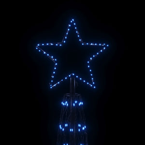 LED Weihnachtsbaum Kegel Blau 230x800cm