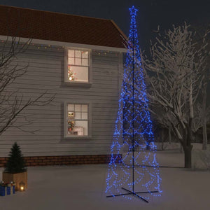 LED Weihnachtsbaum Kegel Blau 230x800cm
