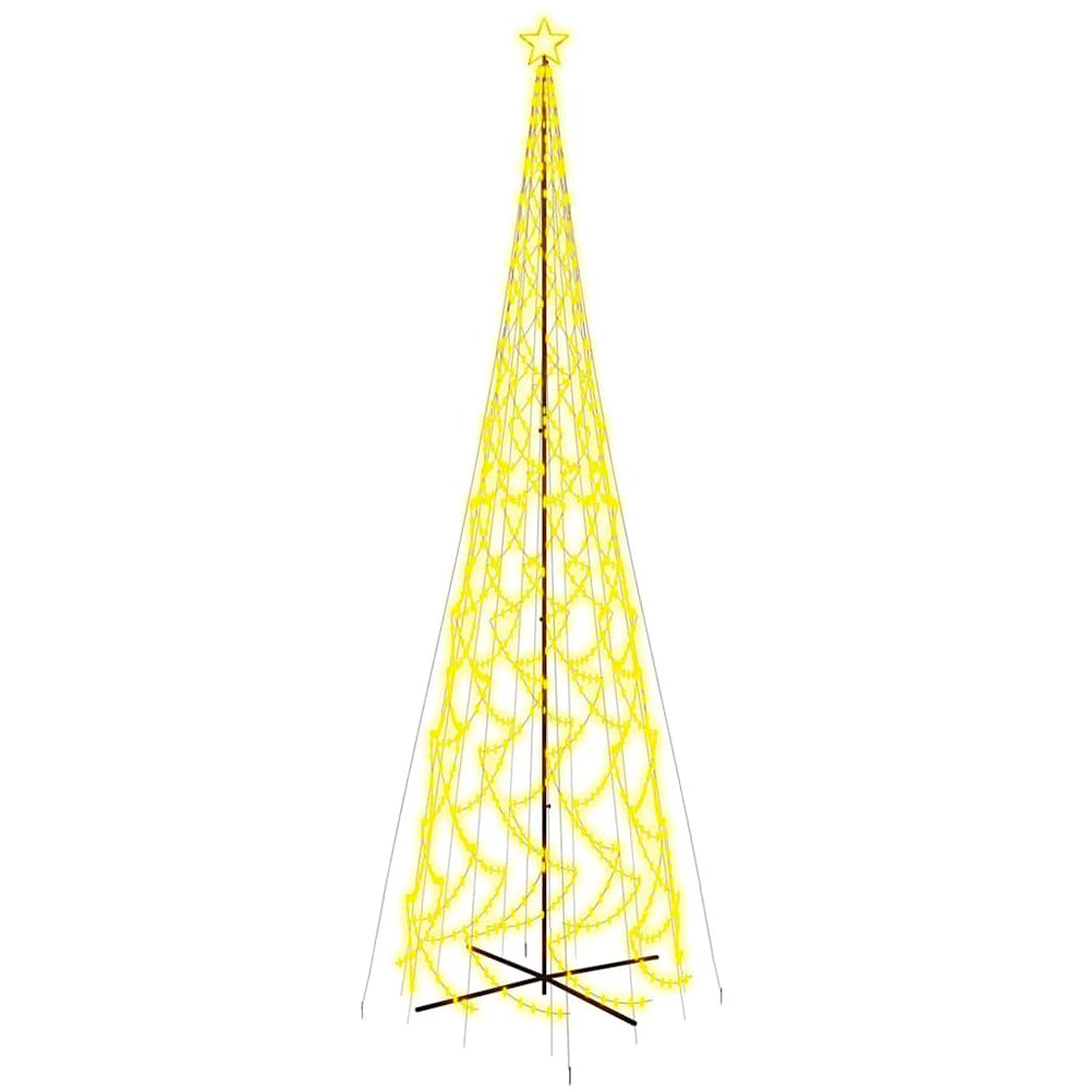 LED Weihnachtsbaum Kegel Warmweiß 230x800cm