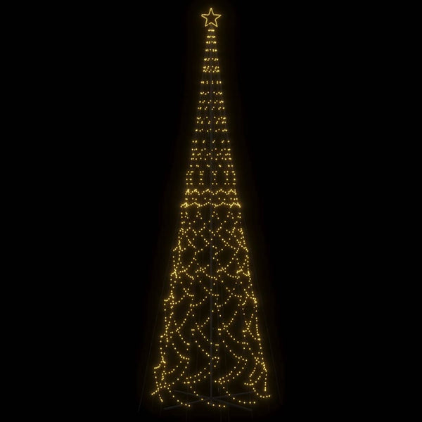 LED Weihnachtsbaum Kegel Warmweiß 230x800cm