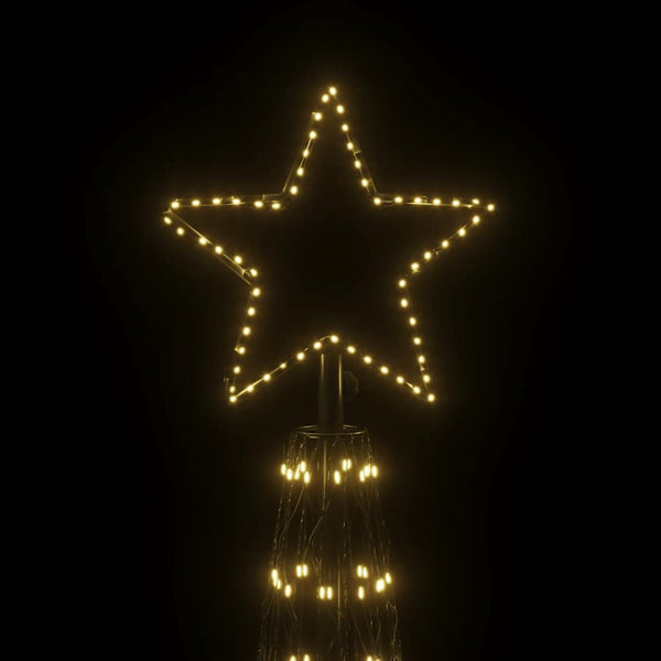 LED Weihnachtsbaum Kegel Warmweiß 230x800cm