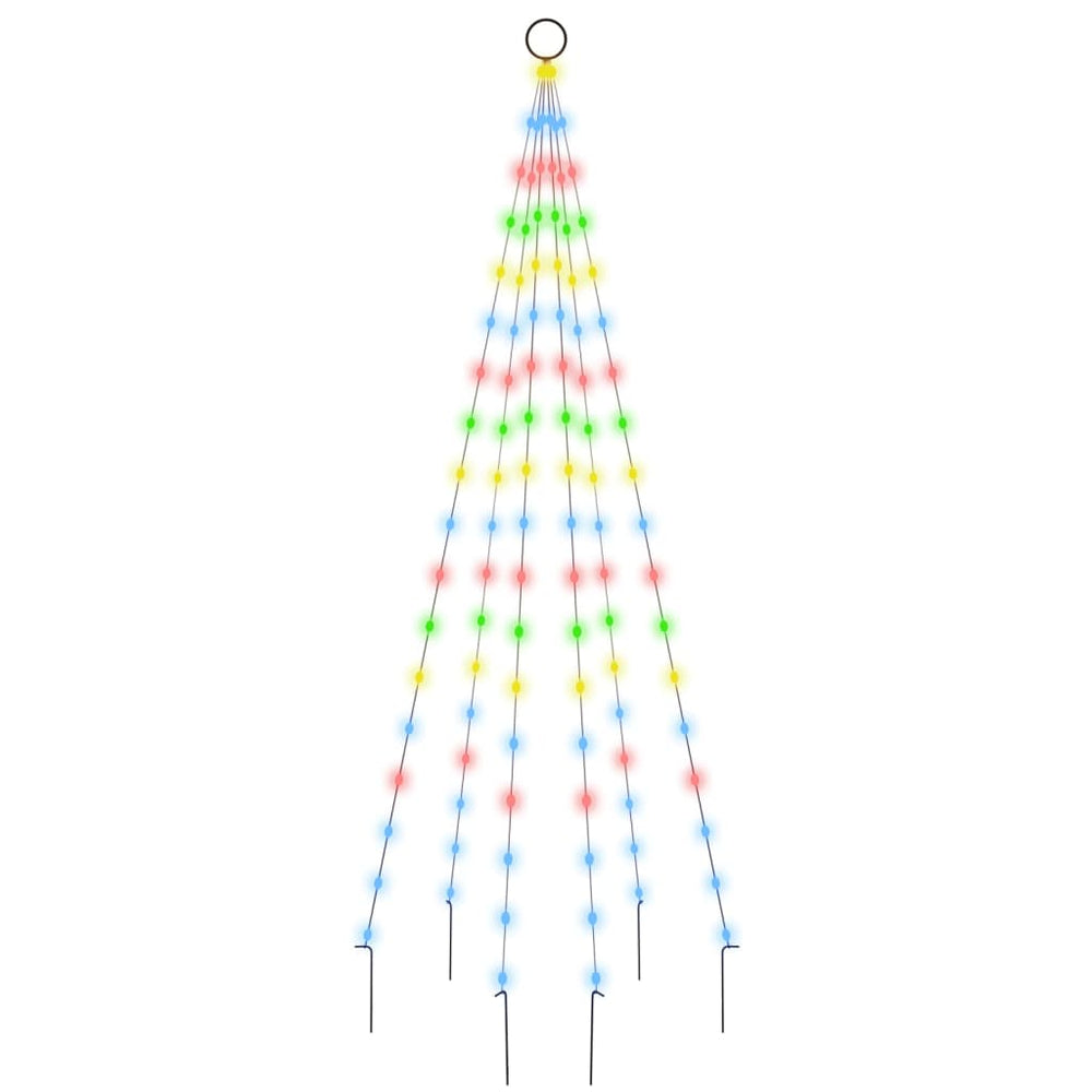 LED Weihnachtsbaum für Fahnenmast, Mehrfarbig, 180cm