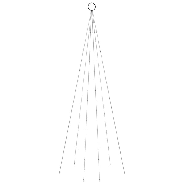 LED Weihnachtsbaum für Fahnenmast, Mehrfarbig, 180cm