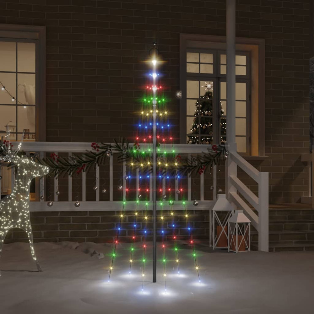 LED Weihnachtsbaum für Fahnenmast, Mehrfarbig, 180cm