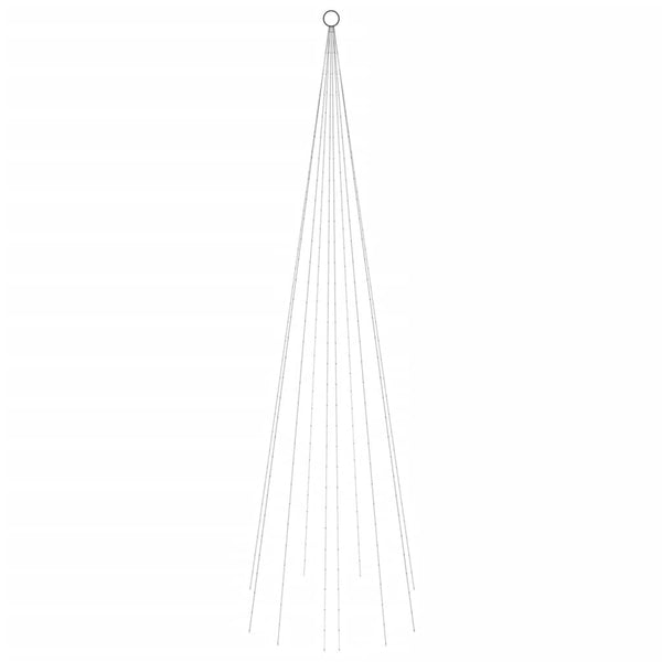 LED Weihnachtsbaum für Fahnenmast 300 cm
