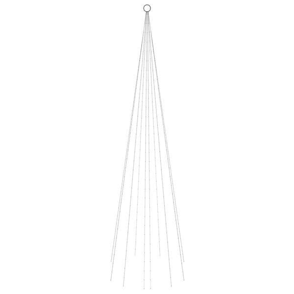 LED Weihnachtsbaum für Fahnenmast Blau 300cm
