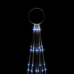 LED Weihnachtsbaum für Fahnenmast Blau 300cm