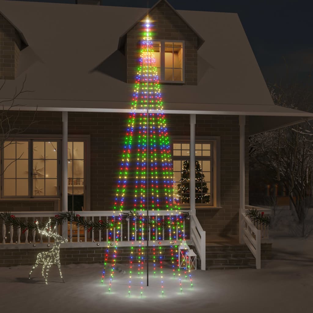 LED Weihnachtsbaum für Fahnenmast 500cm