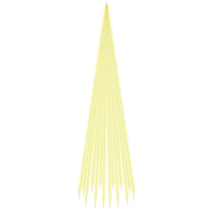 vidaXL Sapin de Noël LED pour mât de drapeau blanc chaud 1134 LED 800 cm
