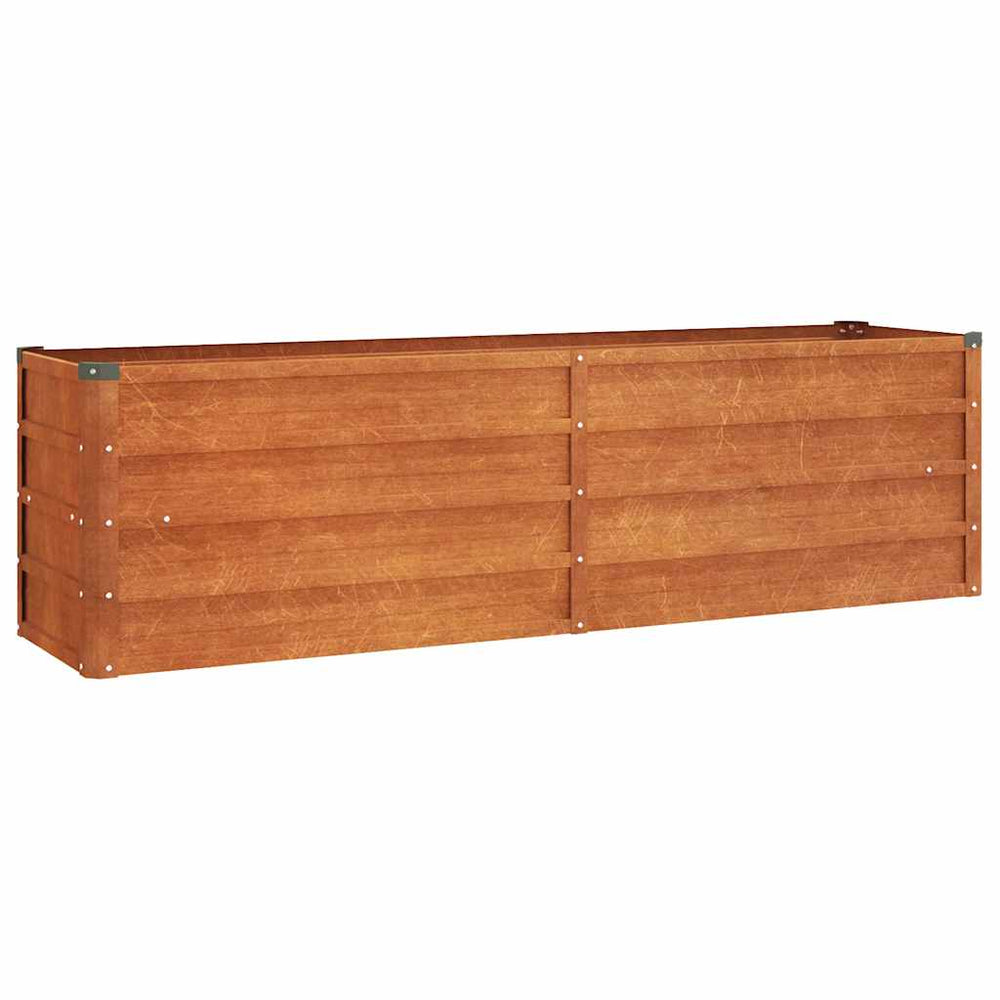 Hochbeet Rostig 160x40x45 cm Cortenstahl