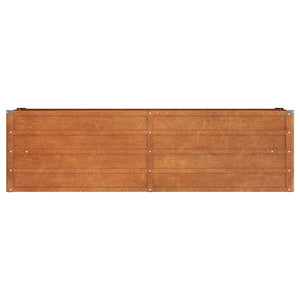 Hochbeet Rostig 160x40x45 cm Cortenstahl