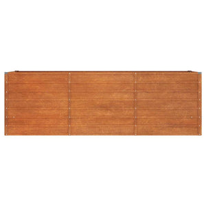 Hochbeet Rostig 240x80x77 cm Cortenstahl