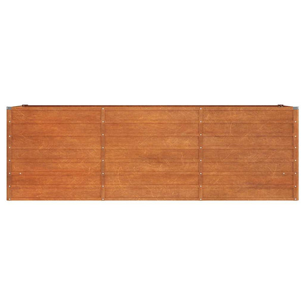 Hochbeet Rostig 240x80x77 cm Cortenstahl