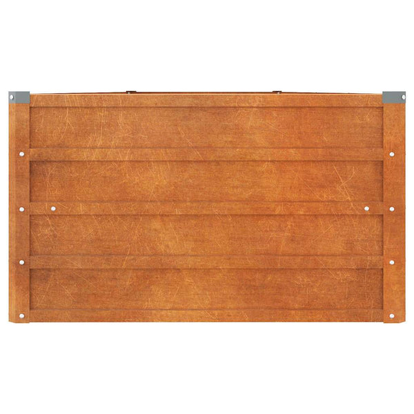 Hochbeet Rostig 400x80x45 cm Cortenstahl