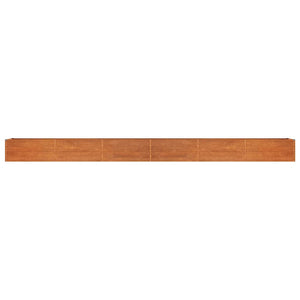 Hochbeet Rostig 600x80x45 cm Cortenstahl